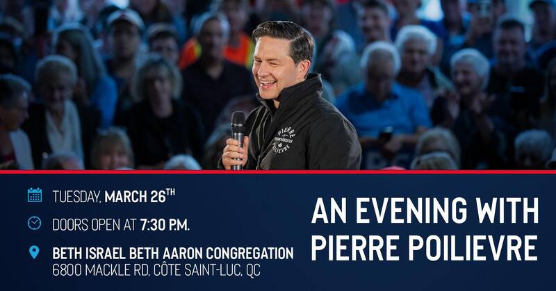 An evening with Pierre Poilievre